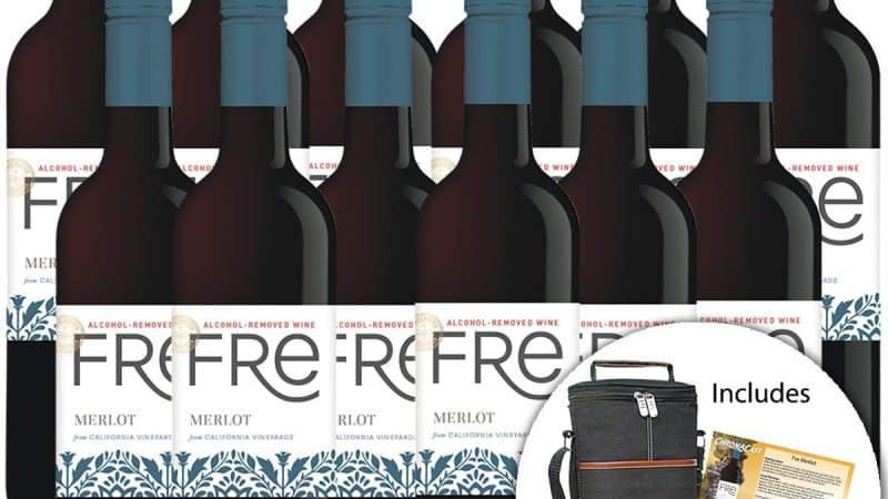 Sutter Home Fre Merlot Non-Alcoholic Red Wine Experience Bundle: A Luxurious and Flavorful Delight