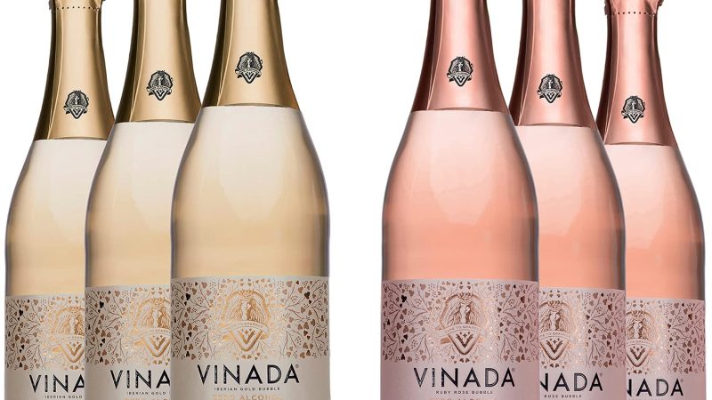 VINADA Sparkling Gold & Rosé Variety Pack – A Refreshing and Alcohol-Free Wine Review