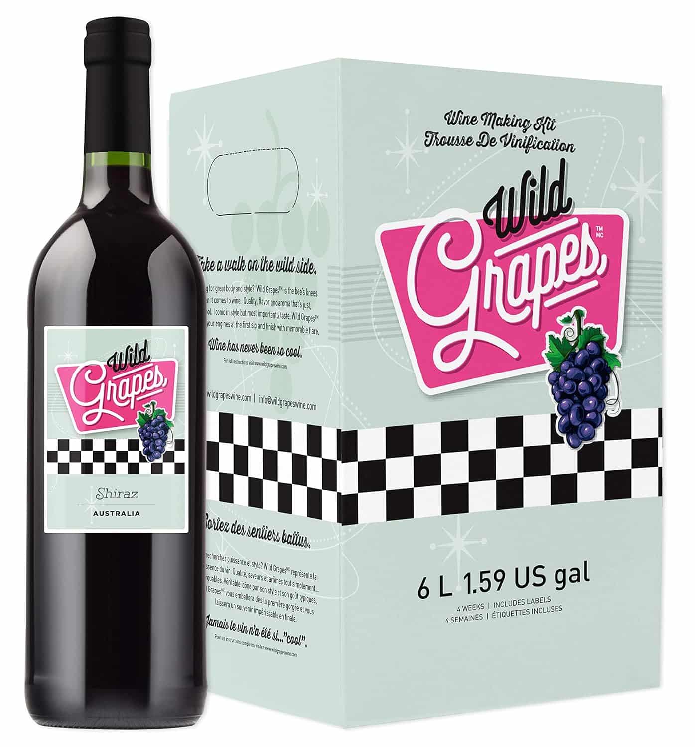 Wild Grapes Premium DIY Wine Making Kits - Australia Shiraz Review