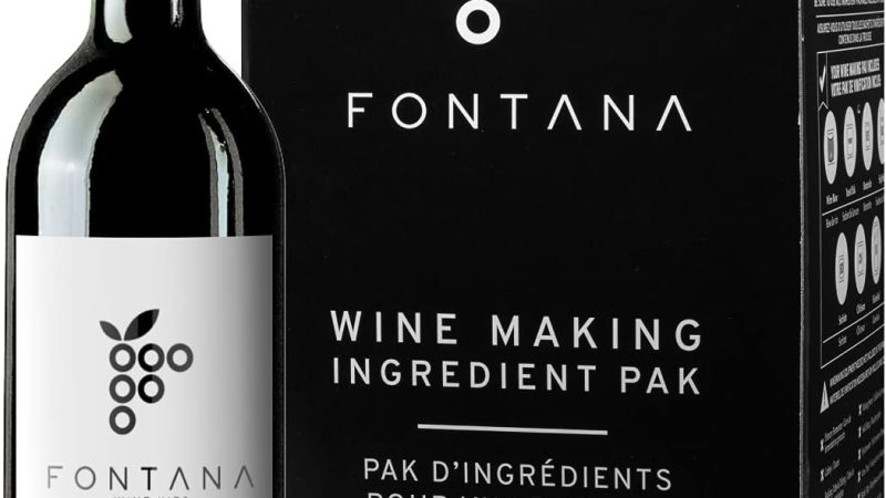 Fontana California Shiraz Wine Kit: The Ultimate Wine Making Experience at Home – A Product Review