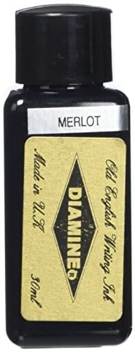 Diamine Merlot 288 Bottle Ink, 30ml – A Luxurious and Versatile Purple Ink