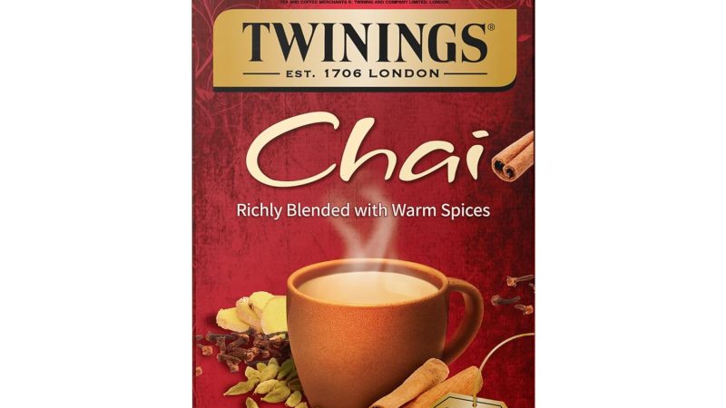 Experience the Bold and Spicy Taste of Twinings of London Chai Tea Bags