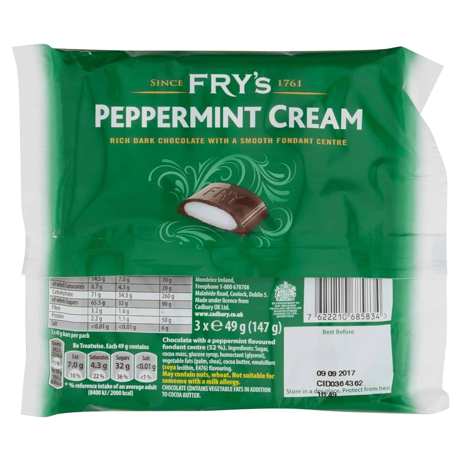 A Refreshing Delight: Peppermint Cream Fry's 3 Pack Review