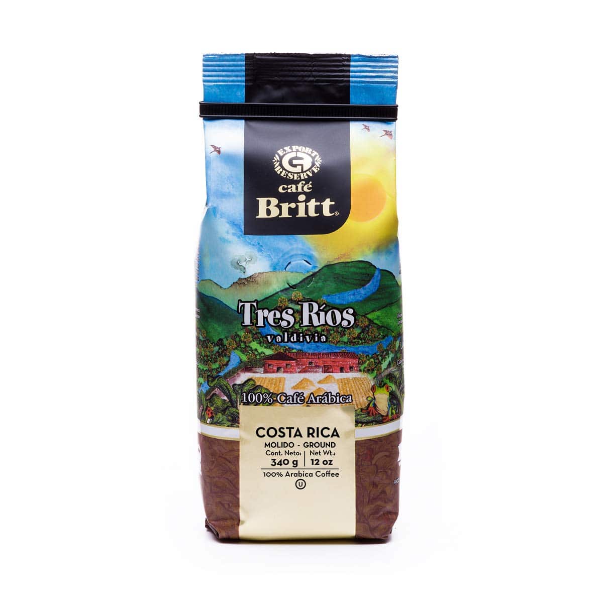 Café Britt® - Costa Rican Tres Rios Valdivia Coffee: A Gourmet Delight