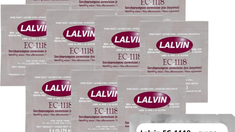 Lalvin EC-1118 Wine Yeast: The Perfect Choice for Homemade Wine, Cider, Mead, and Kombucha