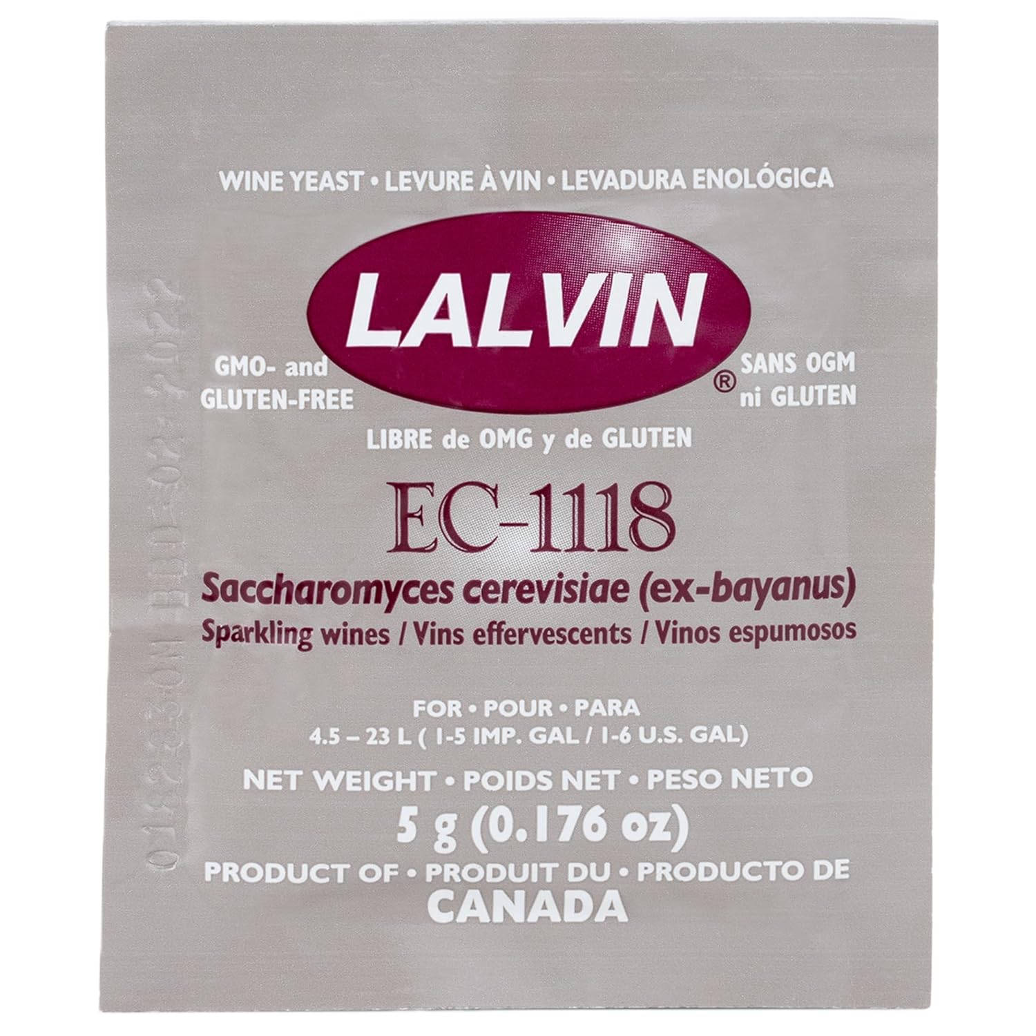 Lalvin EC-1118 Wine Yeast: The Perfect Choice for Homemade Wine, Cider, Mead, and Kombucha