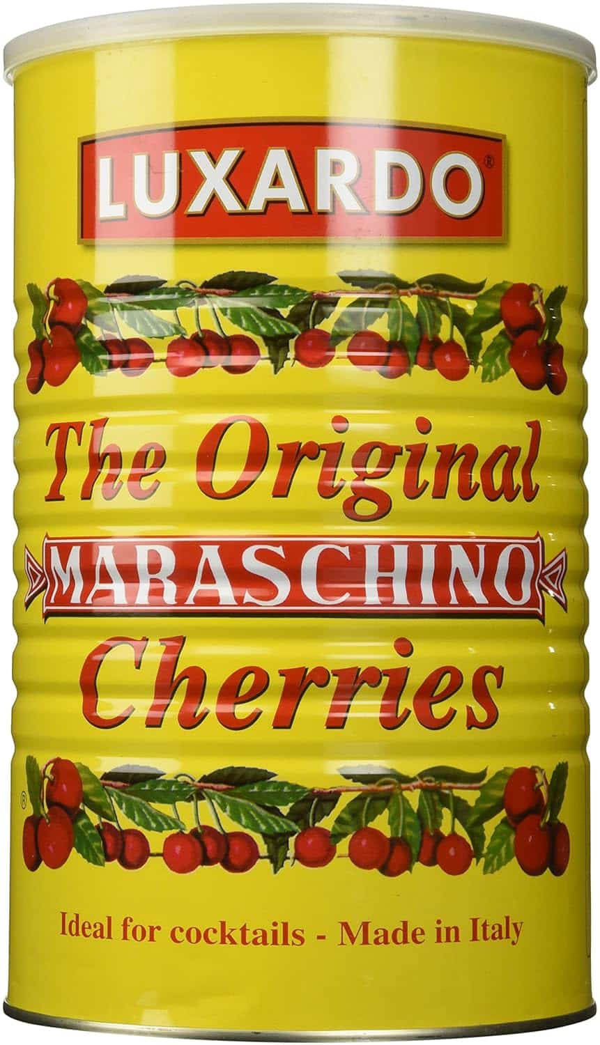 Luxardo Gourmet Maraschino Cherries – 12 lb Can: The Perfect Addition to Your Cocktails and Desserts